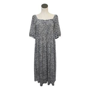 Baum Und Pferdgarten Judith Floral‎ Print Smoked Dress Womens Size Large